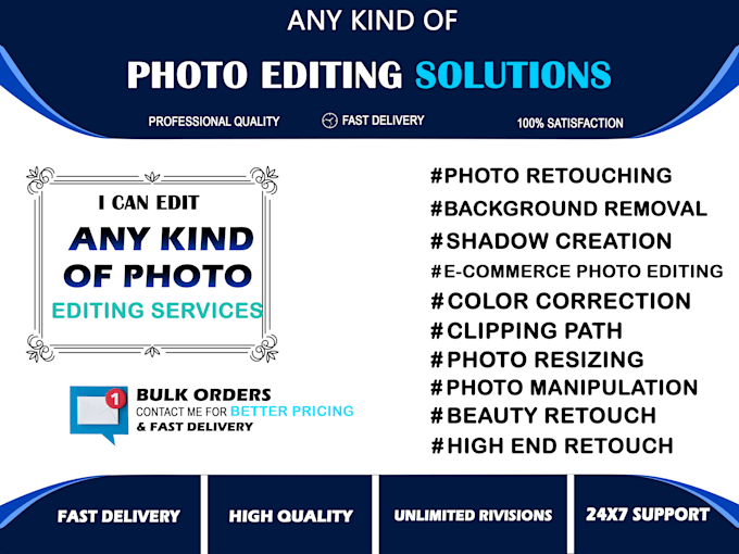 product photo editing and photoshop retouching