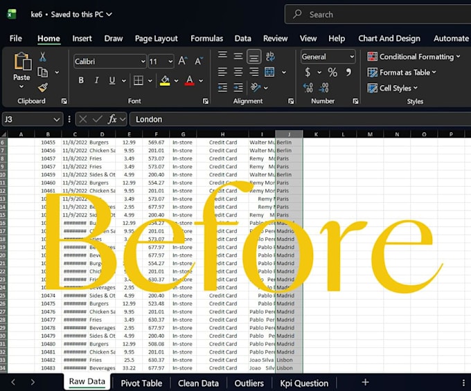 clean, transform, and format your messy excel data using power query