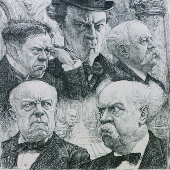create political and editorial cartoons