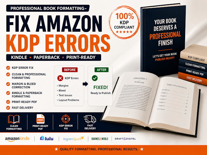 do amazon kdp errors, kdp paperback formatting and kdp book formatting errors