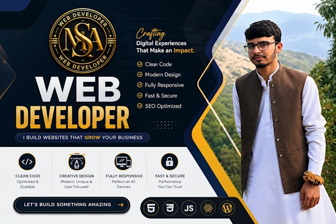 design a modern and professional website for your business
