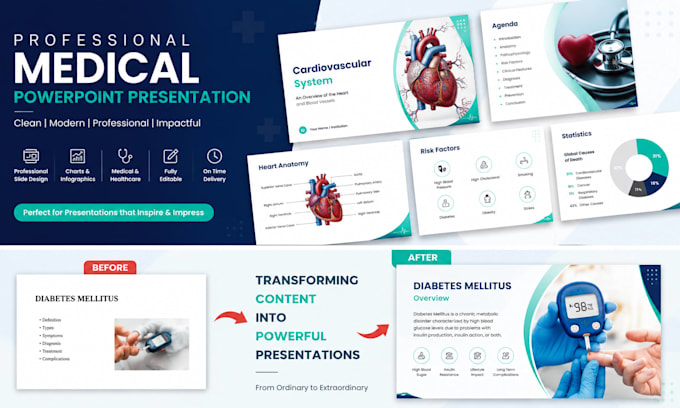 design professional medical powerpoint presentations