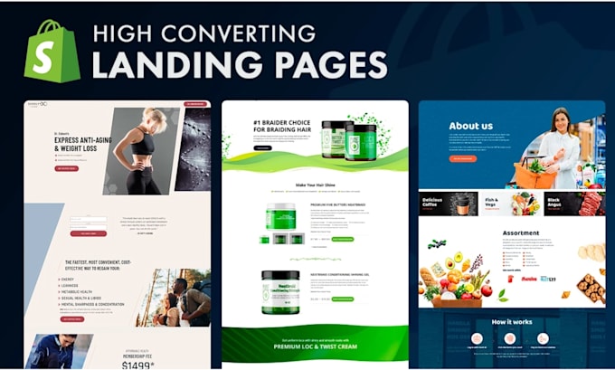 your shopify landing page expert for startup brands and online businesses