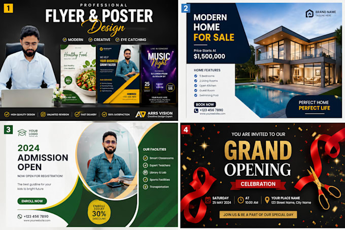 design professional flyers posters and brochures in canva