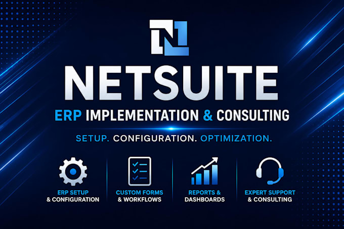 implement oracle netsuite erp with setup, configuration, and consulting services