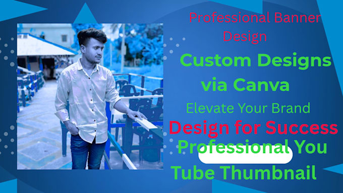professional youtube thumbnails and banners using canva