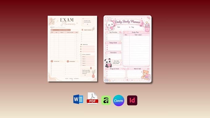 do esty planner hyperlinked planner digital planner journal boook workbook