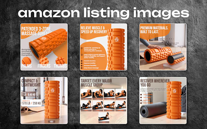 design amazon listing images and a plus content