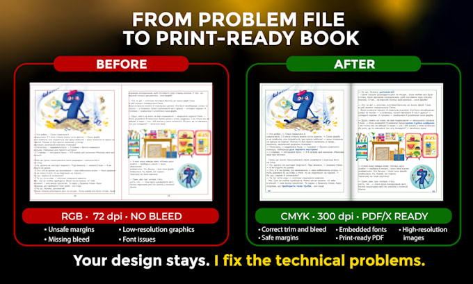 make your existing book file print ready