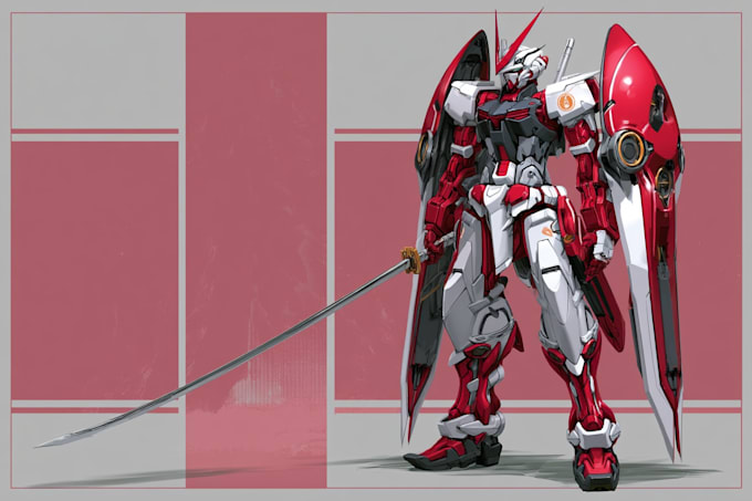 made gundam, mecha robot character depending