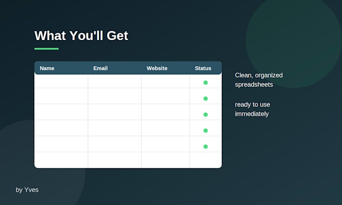 web research and data entry accurately and fast