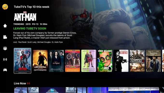 build custom iptv app, video streaming app, smart TV app, android TV app, rokutv