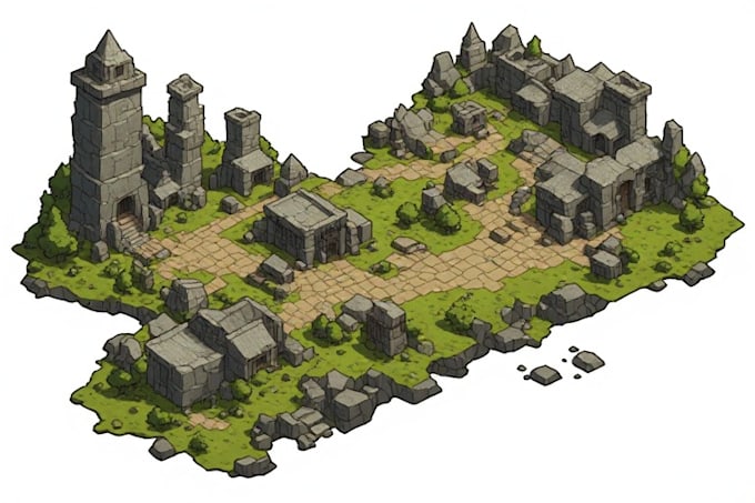 draw a custom map for fantasy, scifi, book or boardgame