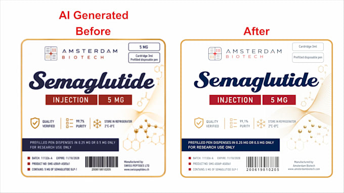 convert ai generated packaging into print ready artwork