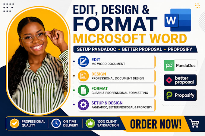 edit, design and format microsoft word setup pandadoc better proposal proposify