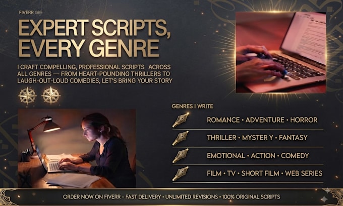 write professional scripts with powerful storytelling