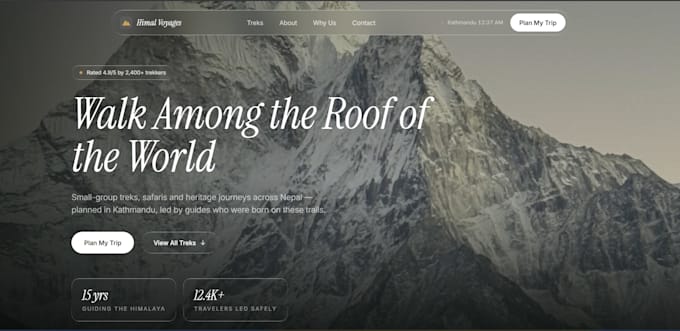 build a fully custom coded website in any design you want