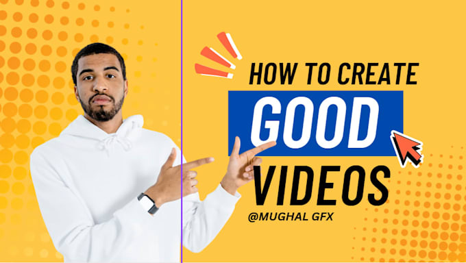 design eye catching youtube thumbnail for your video