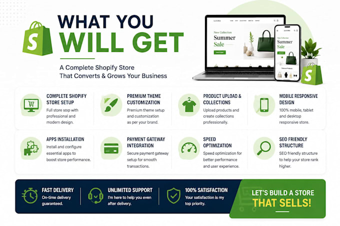 built a high converting shopify store