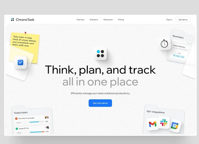 design and develop framer landing page
