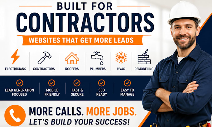 build a lead generating wordpress website for contractors and electricians