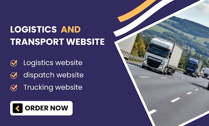build a logistics, trucking ,transport dispatch website on wix