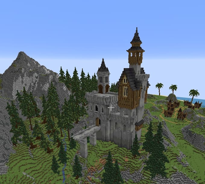 professionally build survival or creative minecraft builds