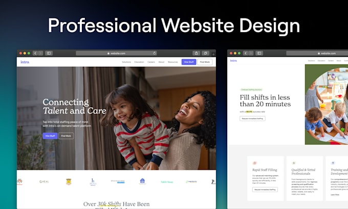 design a professional website