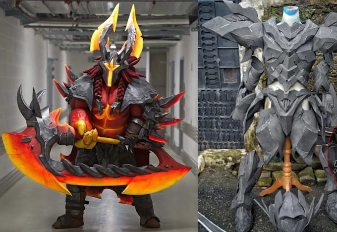 design cosplay sewing pattern evafoam armor props helmet mask pattern grading