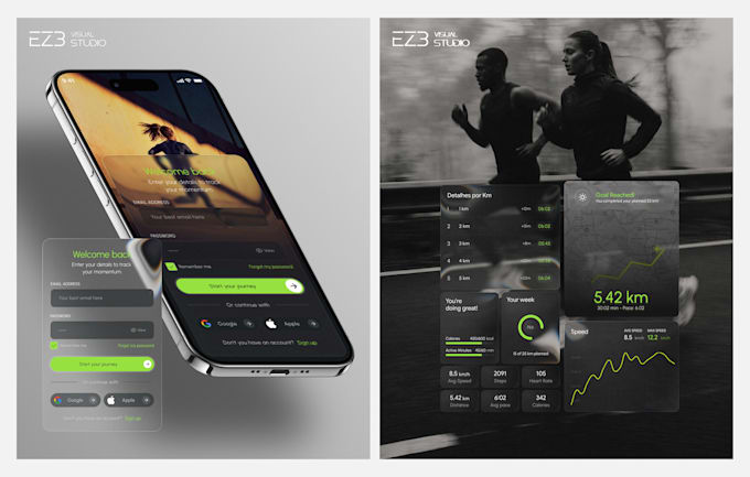 design ios and android app UI UX design in figma