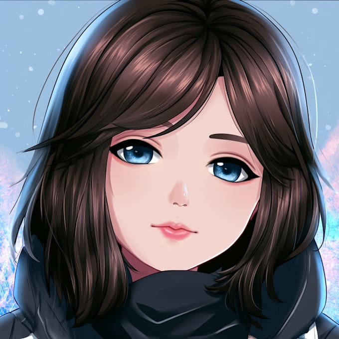 anime character an illustration and anime character