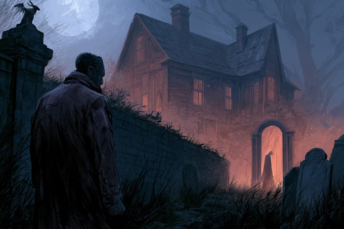 horror character illustration art