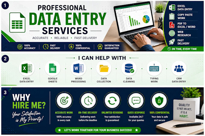 do data entry, copy paste, excel, web research and pdf to excel