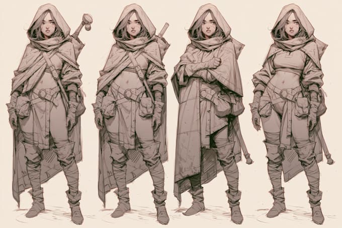 draw dnd rpg character