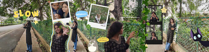 design aesthetic scrapbook photo collages