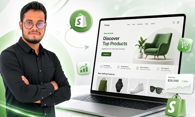 build a high converting shopify store and ecommerce website