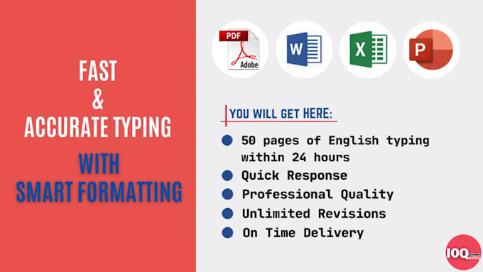 do fast copy typing, PDF to word conversion, and data entry
