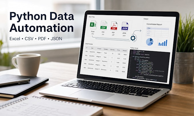 automate excel CSV PDF and json data processing with ai validation