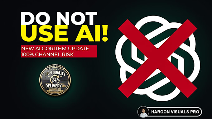 design amazing clickbait youtube thumbnail for any niche
