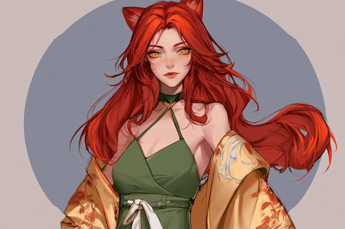 create custom anime avatar and character illustration