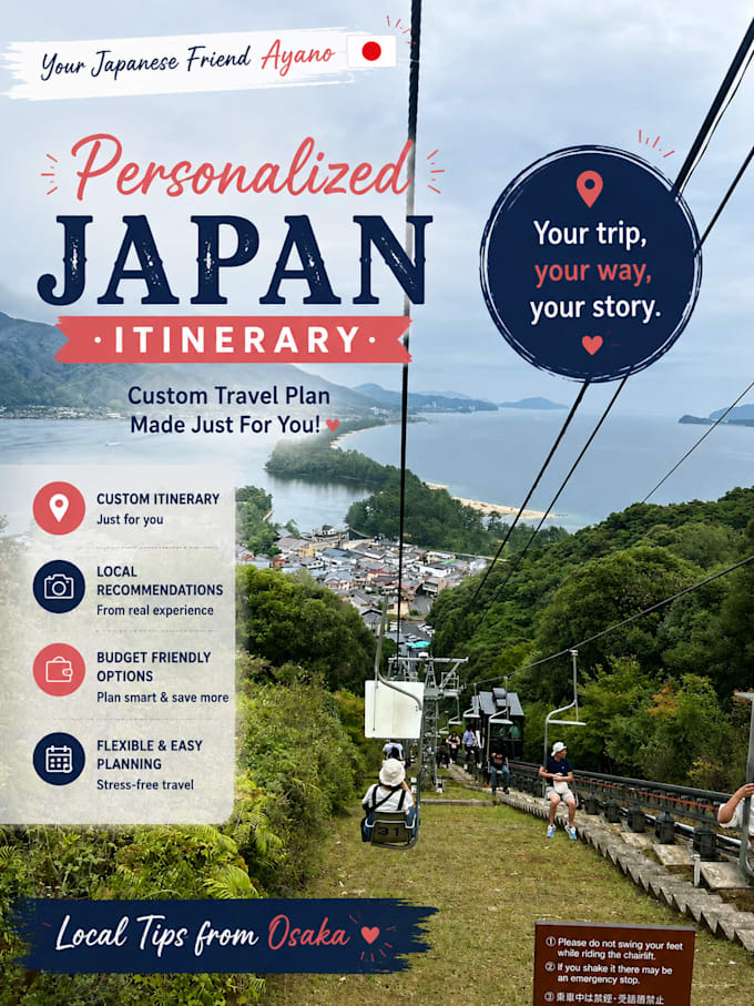 create a personalized japan travel itinerary