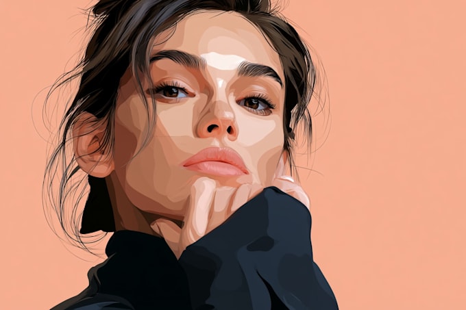 do a vector portrait for you