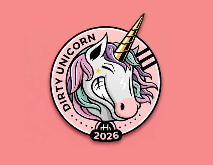 design high quality unicorn logo with free source file