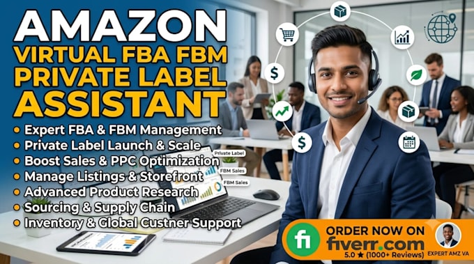 be your expert amazon virtual assistant