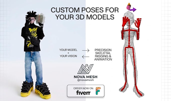 create custom male and female poses for imvu