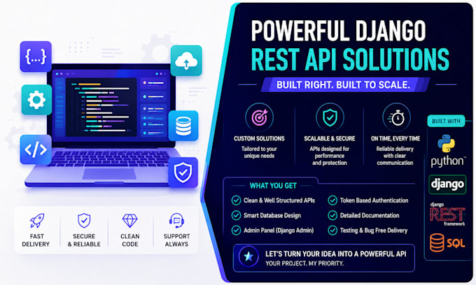 build a python django rest API using django rest framework