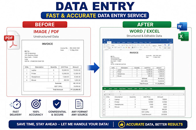 do data entry and copy paste