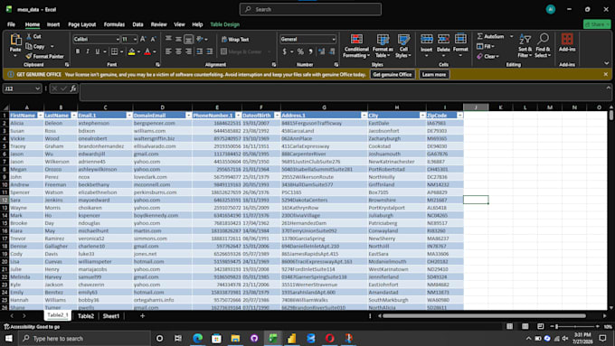 clean and format your excel data professionally