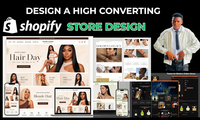design beauty fashion jewelry pet shopify dropshipping store