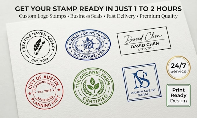 design round stamp, badge, patch, sticker